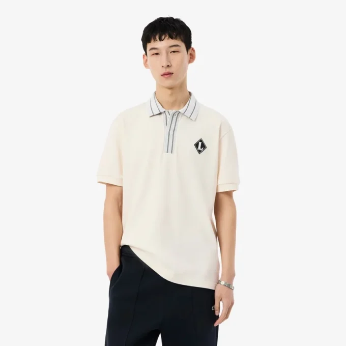 Produsert i Frankrike Polo med klassisk passform og logo