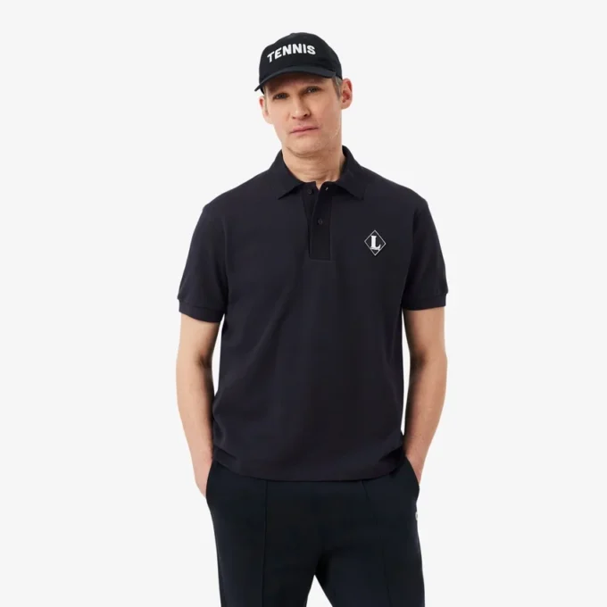Produsert i Frankrike Polo med klassisk passform og logo
