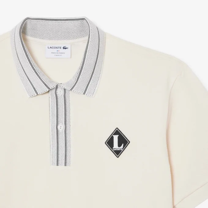 Produsert i Frankrike Polo med klassisk passform og logo