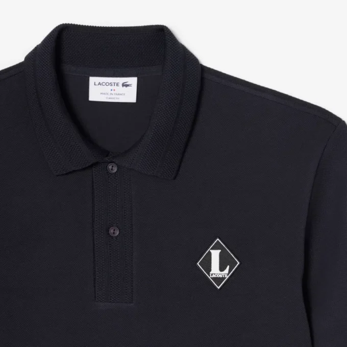 Produsert i Frankrike Polo med klassisk passform og logo