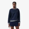 Produsert i Frankrike Sweatshirt med båthals