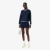 Produsert i Frankrike Sweatshirt med båthals