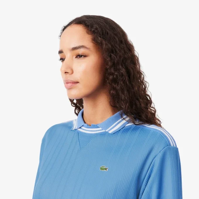 Produsert i Frankrike Sweatshirt med båthals