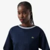 Produsert i Frankrike Sweatshirt med båthals