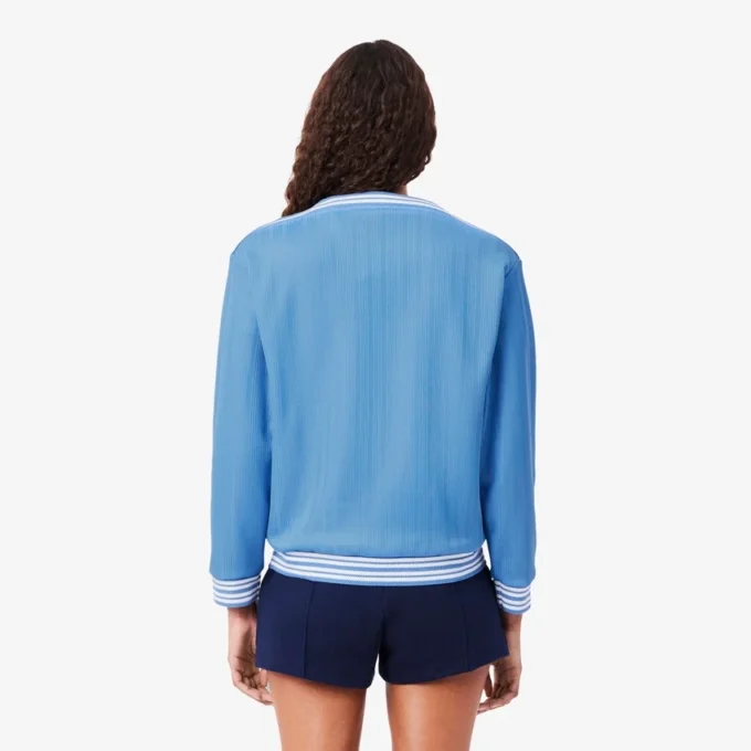 Produsert i Frankrike Sweatshirt med båthals