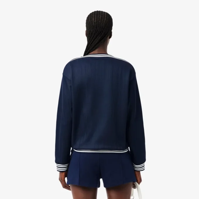 Produsert i Frankrike Sweatshirt med båthals