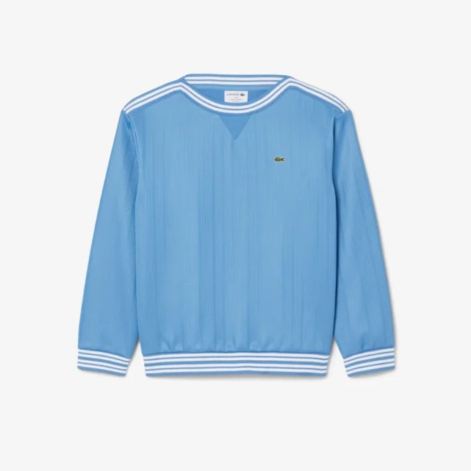 Produsert i Frankrike Sweatshirt med båthals