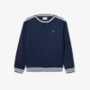 Produsert i Frankrike Sweatshirt med båthals