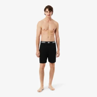 Pyjamas-shorts i myk bomull for menn