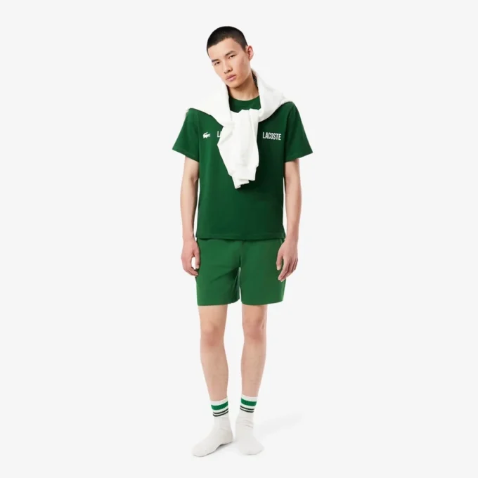 Pyjamas-shorts i myk bomull for menn