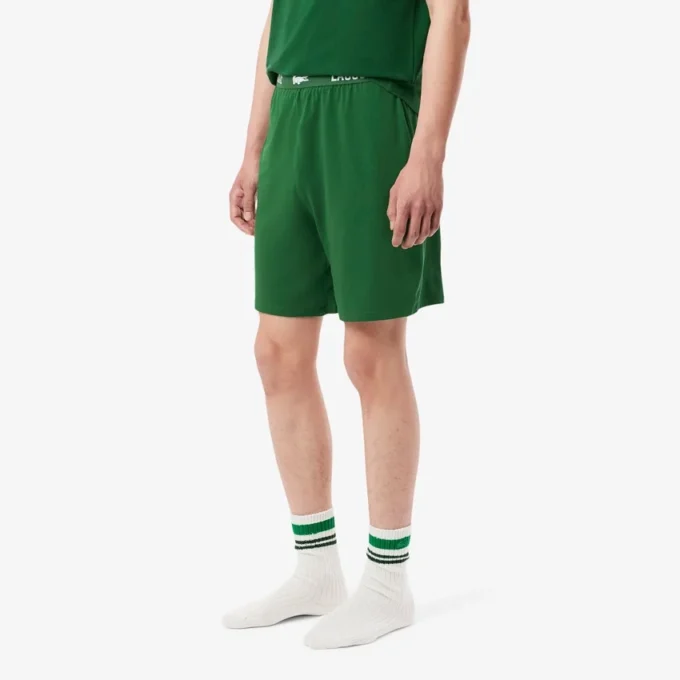 Pyjamas-shorts i myk bomull for menn