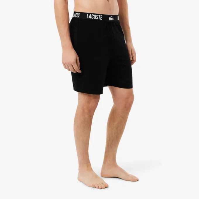 Pyjamas-shorts i myk bomull for menn