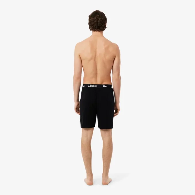 Pyjamas-shorts i myk bomull for menn