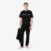 Pyjamasbukser i bomullsjersey for menn