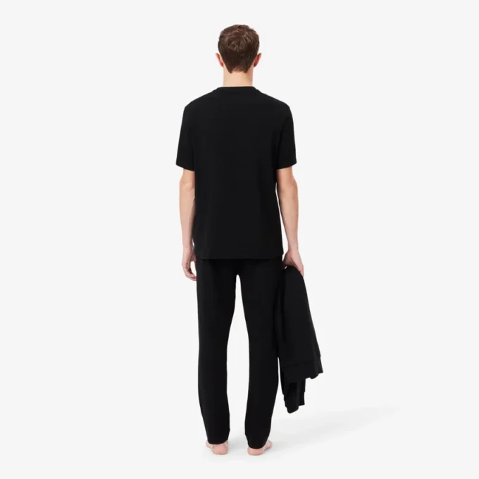 Pyjamasbukser i bomullsjersey for menn