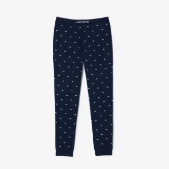 Pyjamasbukser med krokodillemotiv for menn