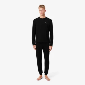 Pyjamasett for menn med sølvfarget midje