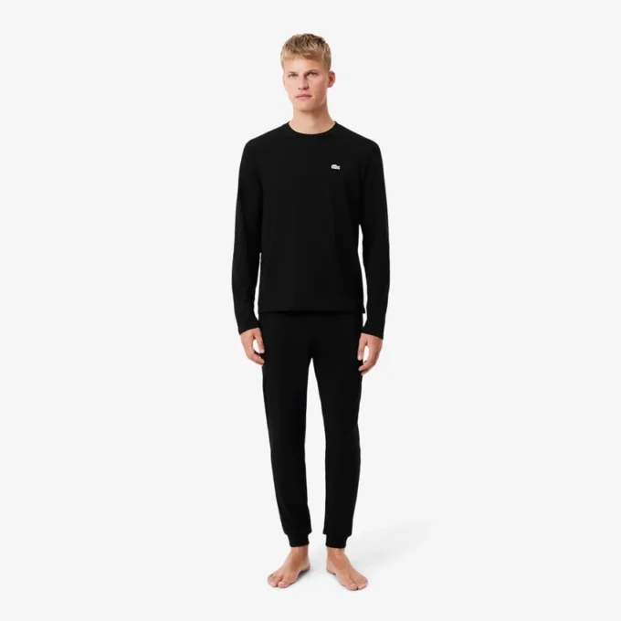 Pyjamasett for menn med sølvfarget midje
