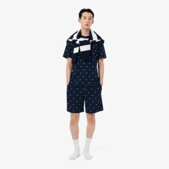 Pyjamasoverdel for menn med krokodilleprint