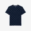 Pyjamasoverdel for menn med krokodilleprint