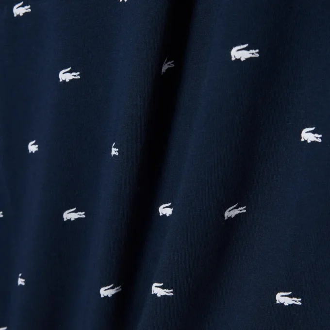 Pyjamasoverdel for menn med krokodilleprint