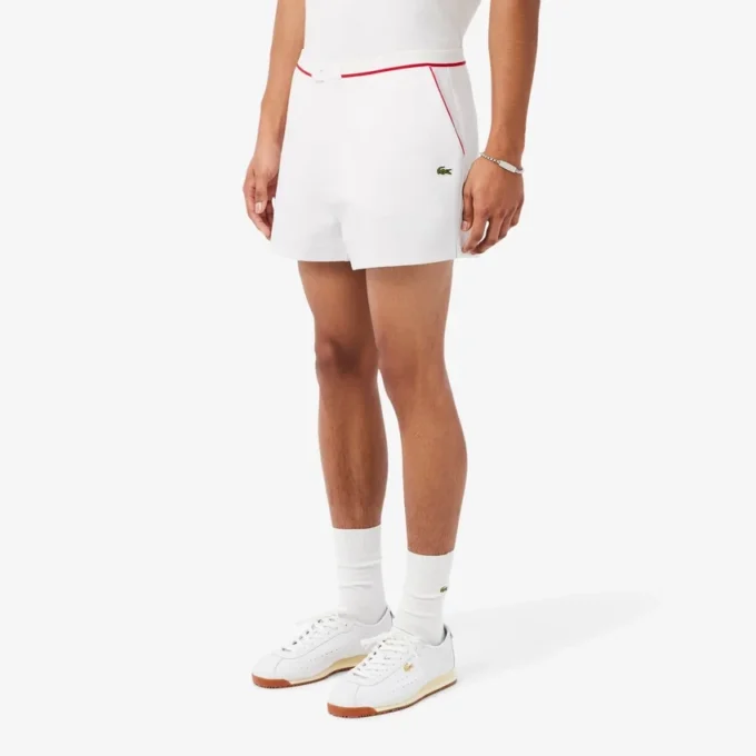 Regular Fit-shorts med kontrastkant og dobbeltside