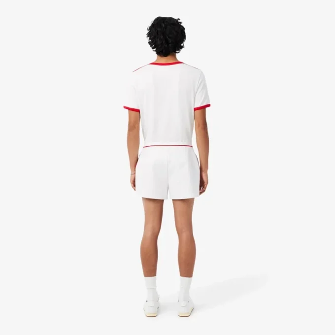 Regular Fit-shorts med kontrastkant og dobbeltside