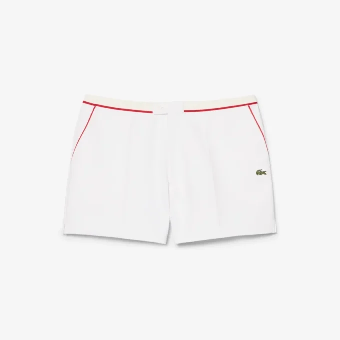 Regular Fit-shorts med kontrastkant og dobbeltside
