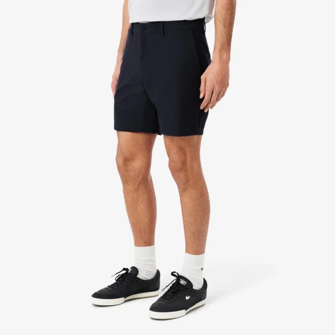 Regular Fit Stretch Cotton Chino Bermuda-shorts
