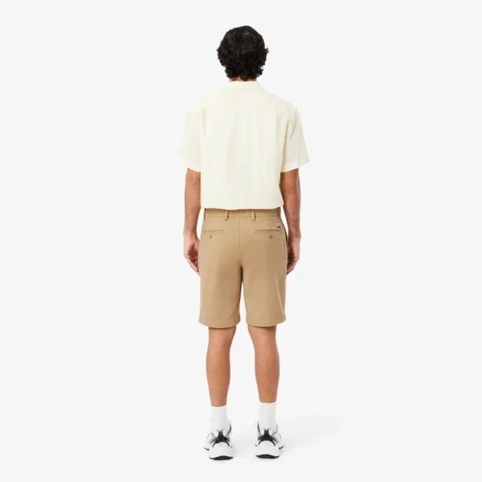 Regular Fit Stretch Cotton Chino Bermuda-shorts
