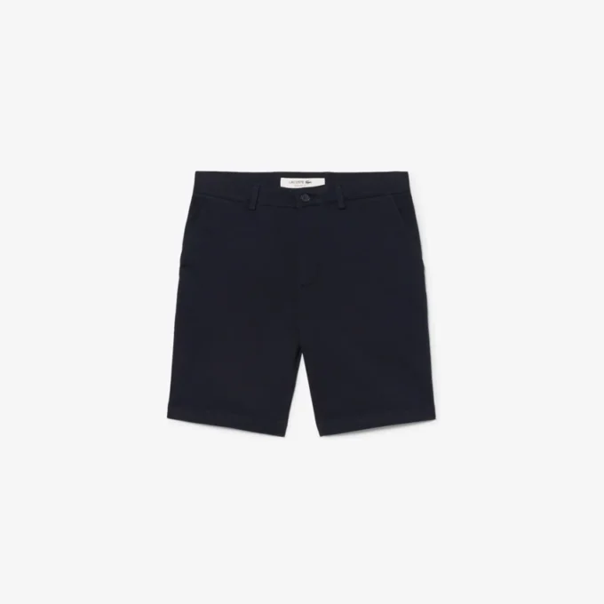 Regular Fit Stretch Cotton Chino Bermuda-shorts