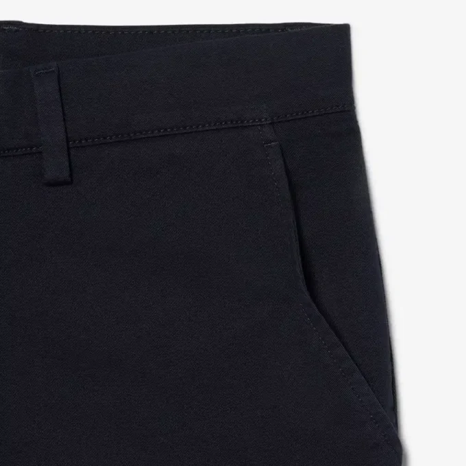 Regular Fit Stretch Cotton Chino Bermuda-shorts