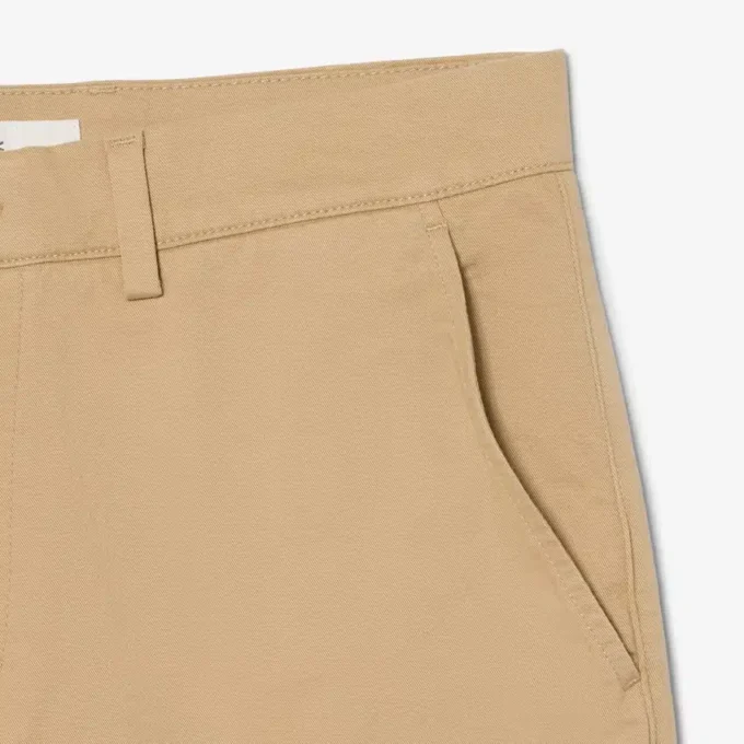 Regular Fit Stretch Cotton Chino Bermuda-shorts