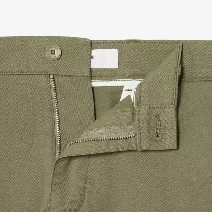 Regular Fit Stretch Cotton Chino Bermuda-shorts