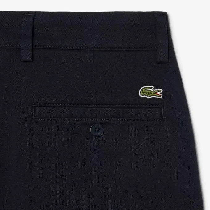 Regular Fit Stretch Cotton Chino Bermuda-shorts