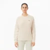 Relaxed Fit-genser i ull med mossestrikk for damer