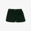 Relaxed fit-shorts i kordfløyel for kvinner