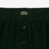 Relaxed fit-shorts i kordfløyel for kvinner