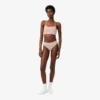 Ribbet bomulls-bralette