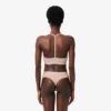 Ribbet bomulls-bralette