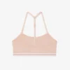 Ribbet bomulls-bralette