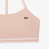 Ribbet bomulls-bralette