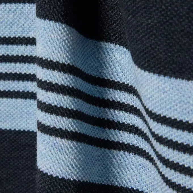 Rugby-polo med avslappet passform og striper