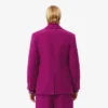 Runway-blazer i marmorert ull med dobbel knappestolpe