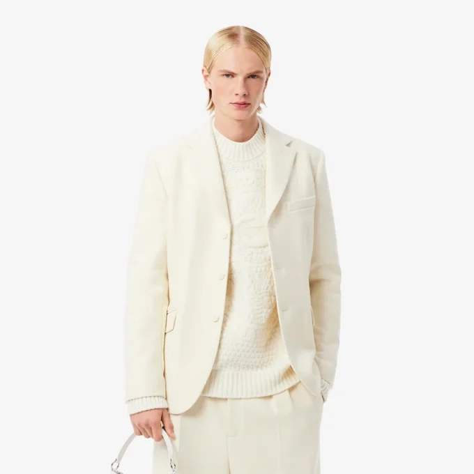 Runway-blazer i ren ny ull