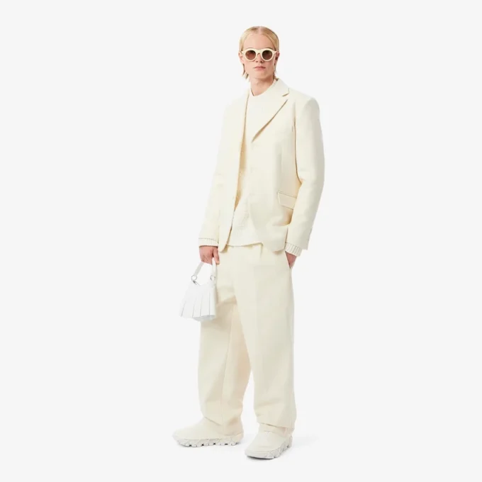 Runway-blazer i ren ny ull