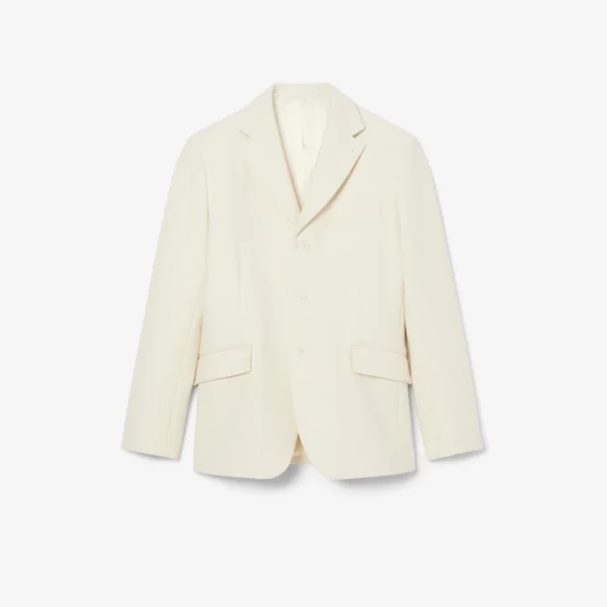 Runway-blazer i ren ny ull