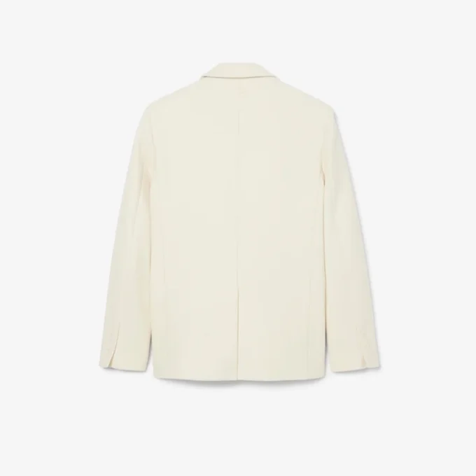 Runway-blazer i ren ny ull