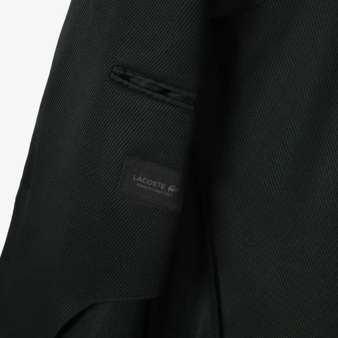 Runway-blazer i sateng med sjalskrage