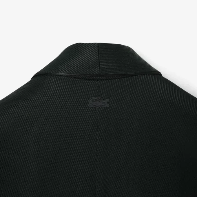 Runway-blazer i sateng med sjalskrage